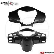 COPPIA CUPOLINI PORTA FARO STRUMENTI COPRIMANUBRIO NERO  HONDA SH 300 2007-2010