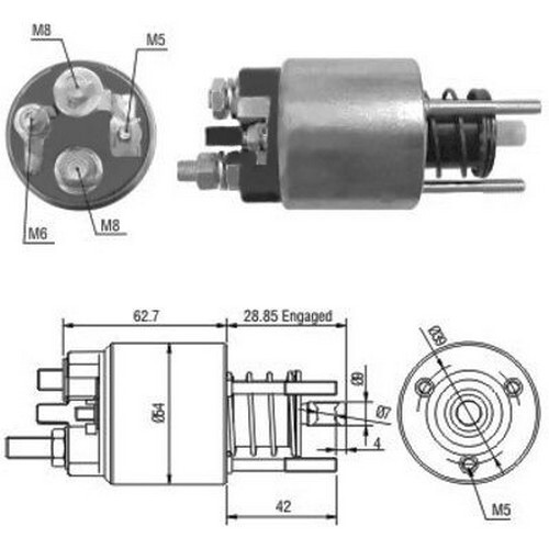 115 elettromagnete motore - 115,