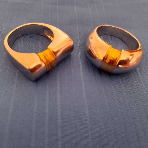 Anello metallo vintage color