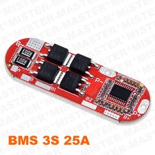BMS 3S 25A 12,6V CIRCUITO DI