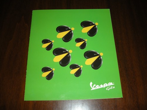 Piaggio brochure vespa gts - brochure,
