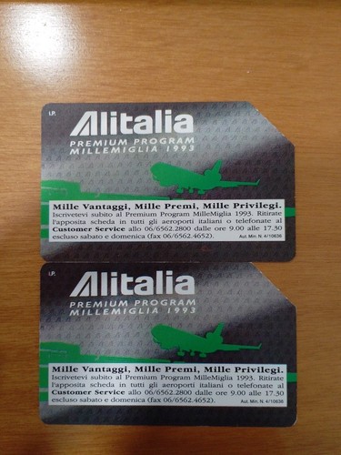 Scheda telefonica alitalia - telefonica,