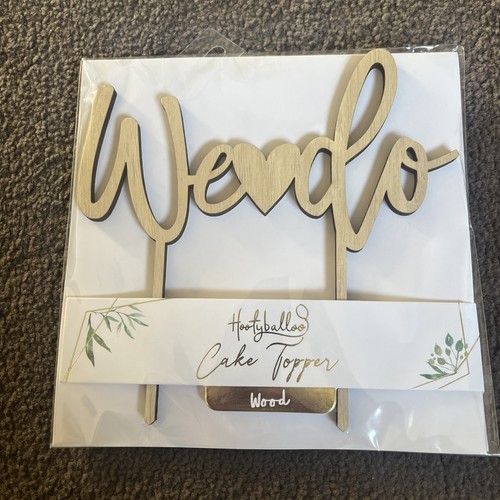 Cake topper legno - do,