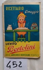 ricettario #LIEVITO BERTOLINI#ditta Antonio Bertolini Torino 