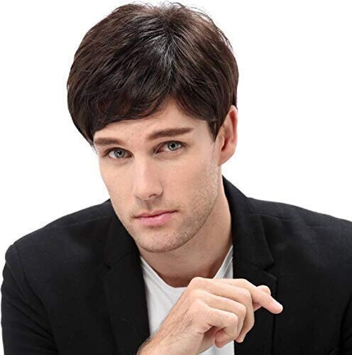 70s men wig brown - 70s,