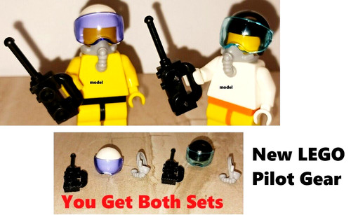 Nuovo set casco pilota lego - casco,