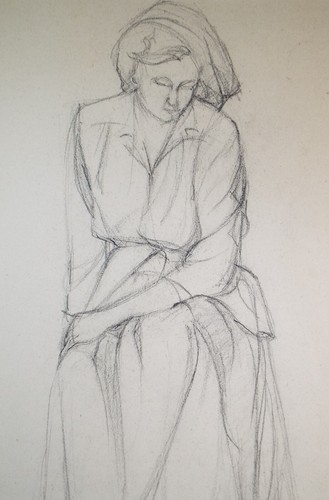 Disegno matita donna - a, 'donna