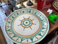 fangotto piatto ceramica sicilia anni 70 cm 51