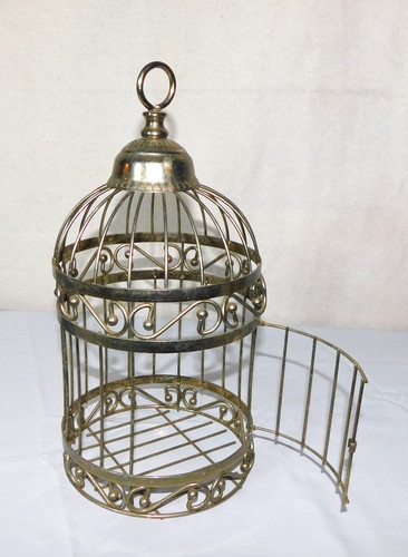 Gabbia per uccellini vintage