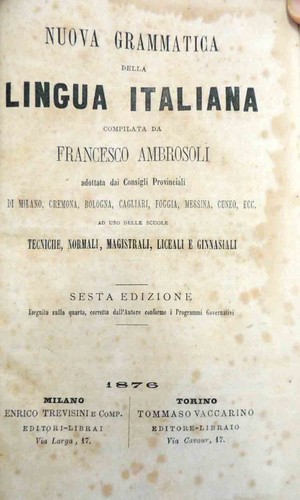 Ambrosoli nuova grammatica - ambrosoli,,