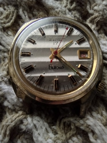 1970 bulova electra 17 - bulova,