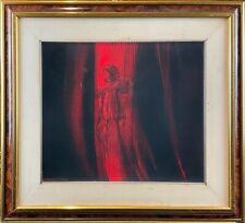 OLIO SU TELA RICCARDO BENVENUTI Lucca Sperando nel tempo CORNICE 59X54CM