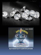 10 diamanti taglio brillante tot. 0,50 ct CERTIFICATI 