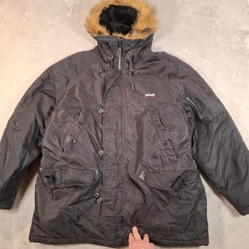 Schott parka uomo medium - medium, nero