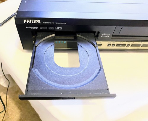 Combo dvd vhs philips - dvd/vhs, 4