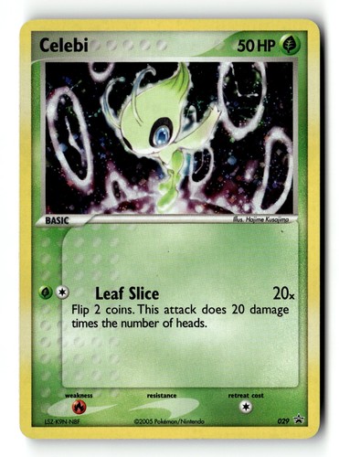 Pokemon card celebi ex - pokemon,