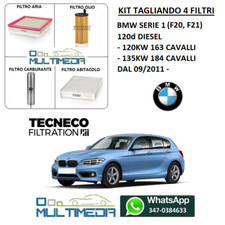TAGLIANDO 4 FILTRI BMW SERIE 1