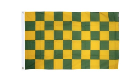 Quadri verde giallo - quadri, bandiera
