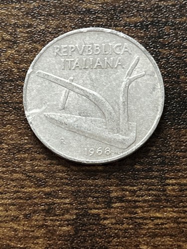 Aratro alluminio lire 1968 - 10,