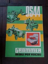 GRAMMER DS44 SEDILI TRATTORI ESCAVATORI SOLLEVATORI brochure originale