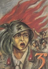 CARTOLINA MILITARE ,3° REGGIMENTO BERSAGLIERI - MAJORA VIRIBUS AUDERE *