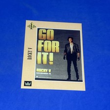 ROCKY V - MINI CARTOLINA LOCANDINA FIGURINA
