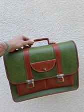 CARTELLA VALIGETTA VINTAGE Anni 70 80 Pelletteria Scuola Nuova !!