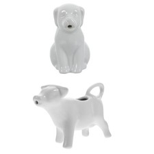  2 Pcs Bricchetto Latte Brocca Per Il Di Caffè in Ceramica Creamer