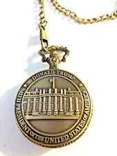 Orologio taschino cipolla Donald Trump presidente usa stati uniti portachiavi