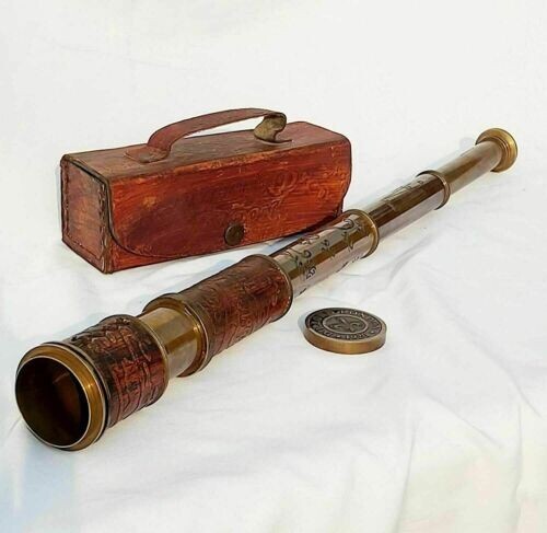 Telescopio ottone antico - telescopio,