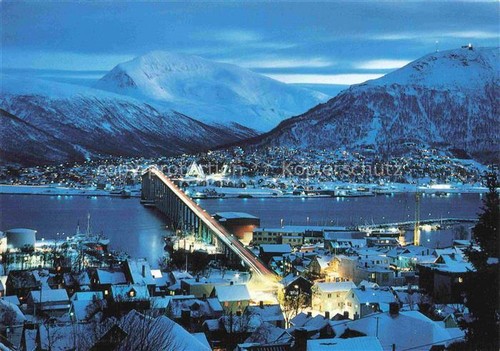 Tromso norge morketiden - norge,