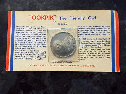 Vintage ookpik friendly owl - friendly,