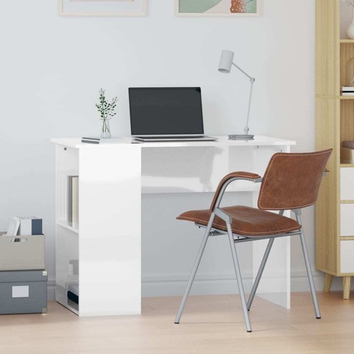 Vidaxl scrivania bianco lucido - vidaxl,