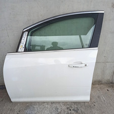 Sportello Porta Portiera Anteriore Sinistra SX Opel Astra J 2012 4 Serie Bianco