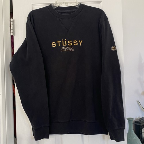 Felpa girocollo stüssy madrid - felpa,