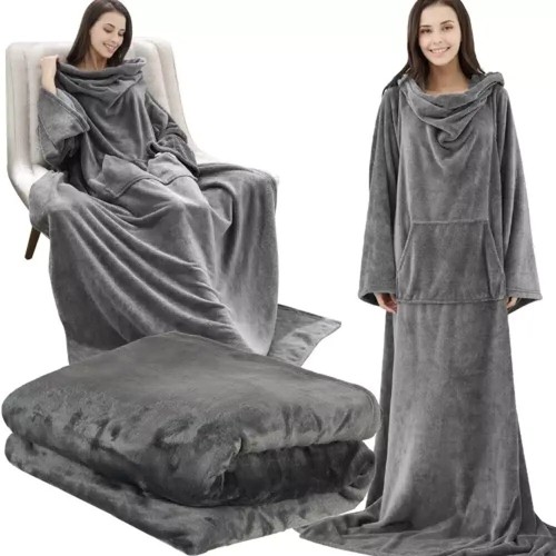 Coperta plaid con - coperta, maniche