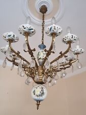 lampadario ceramica di Capodimonte