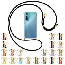 Collana (O) per Motorola Edge 30 5G Cover protettiva Custodia con catena cordino