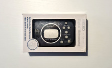 metronomo digitale seiko dm100 digital metronome black - uscita jack per cuffie