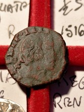 REGNO DI NAPOLI FILIPPO IV 3 CAVALLI CROCE TRIFOGLIATA  SIGLA "GAC" R4