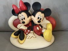 Thun Minnie E Topolino Maxi Con Cuore, Disney ,cm 22x32cm