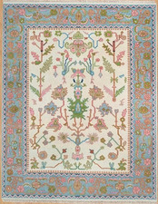 Tappeto Oushak lana turca