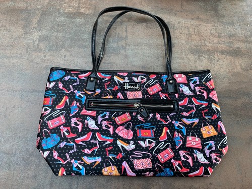 Borsa scarpe harrods nera rosa - harrods,