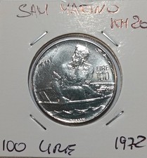 San Marino 100 lire, 1972  km