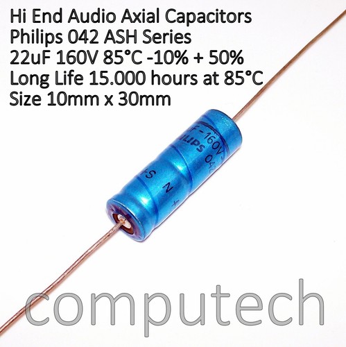 22uf 160v condensatore - 160v, 85°c