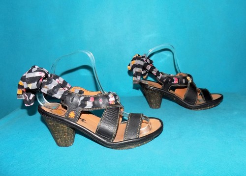 Sandali art pelle nera con - art,