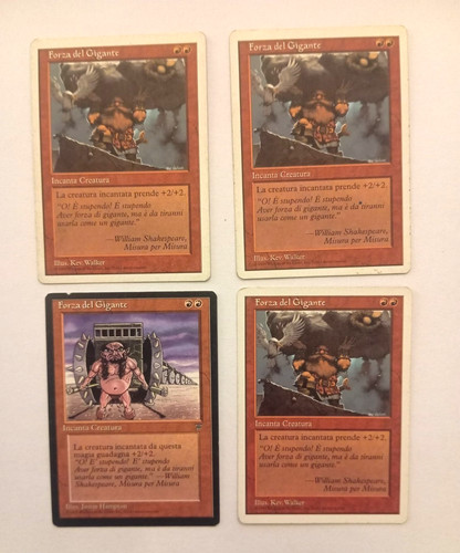 Mtg magic 1995 1997 forza - 4x,