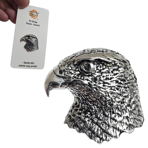 Spilla testa goshawk - spilla, di