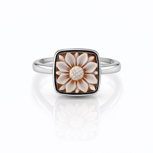 Anello regolabile cammeo