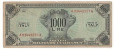 1000 AM LIRE SERIE 1943
